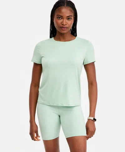 Macy's Id Ideology Women's Open Back Top,  Exclusive In Blue