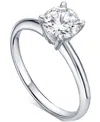 Macy's Igi Certified Diamond Solitaire Engagement Ring (1 Ct. T.w.) In Platinum