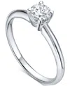 Macy's Igi Certified Diamond Solitaire Engagement Ring (1/2 Ct. T.w.) In Platinum