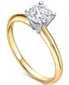 Macy's Igi Certified Diamond Solitaire Engagement Ring (3/4 Ct. T.w.) In 18k Gold