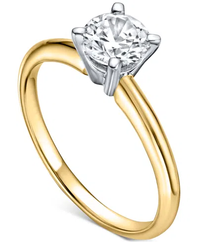 Macy's Igi Certified Diamond Solitaire Engagement Ring (3/4 Ct. T.w.) In 18k Gold