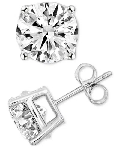 Macy's Igi Certified Diamond Stud Earrings (4 Ct. T.w.) In 14k White Gold