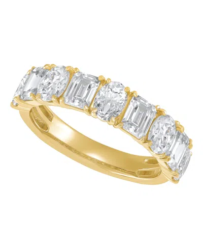 Macy's Igi Certified Lab Grown Diamond Band Ring (3 Ct. T.w.) In 14k White Or Yellow Gold