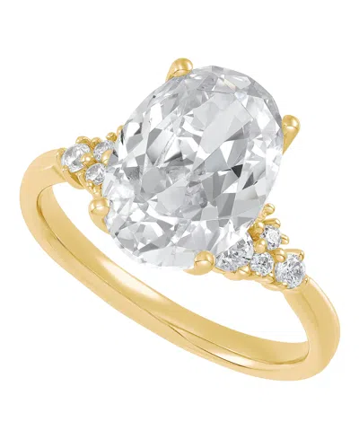 Macy's Igi Certified Lab Grown Diamond Ring (4-1/3 Ct. T.w.) In 14k White Or Yellow Gold