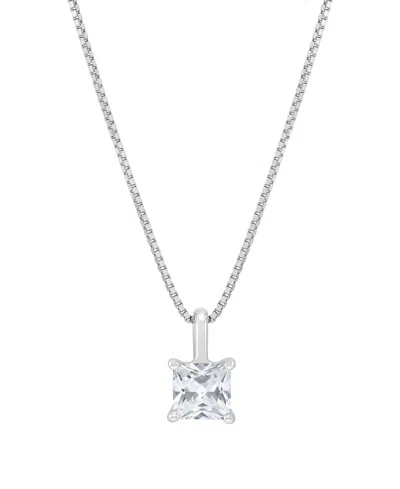 Macy's Igi Certified Lab-grown Diamond Solitaire Pendant Necklace (1/2 Ct. T.w.) In 14k White Gold In 14k Yellow Gold