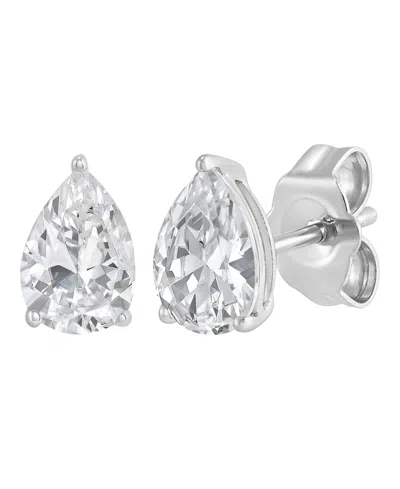 Macy's Igi Certified Lab-grown Diamond Stud Earrings (1 Ct. T.w.) In 14k White Gold In 14k Yellow Gold
