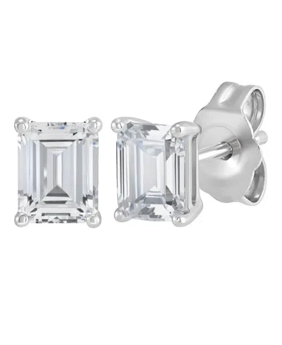 Macy's Igi Certified Lab-grown Diamond Stud Earrings (1 Ct. T.w.) In 14k White Gold In 14k Yellow Gold