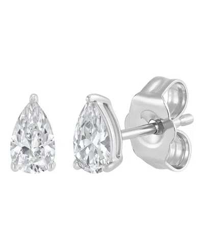 Macy's Igi Certified Lab-grown Diamond Stud Earrings (1/2 Ct. T.w.) In 14k White Gold In 14k Yellow Gold