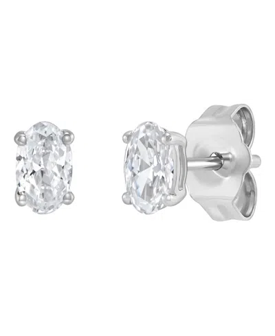Macy's Igi Certified Lab-grown Diamond Stud Earrings (1/2 Ct. T.w.) In 14k White Gold In 14k Yellow Gold