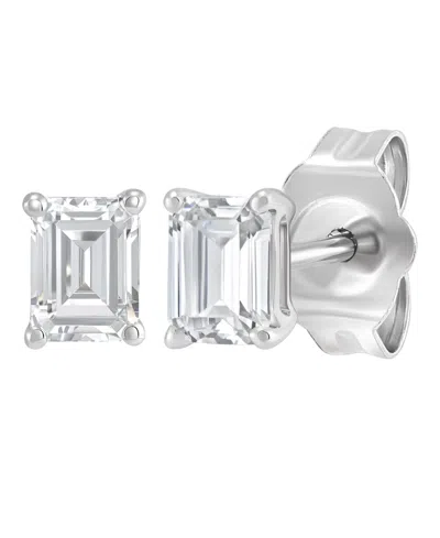 Macy's Igi Certified Lab-grown Diamond Stud Earrings (1/2 Ct. T.w.) In 14k White Gold In 14k Yellow Gold