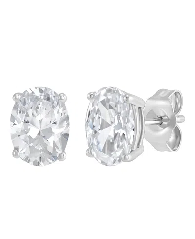 Macy's Igi Certified Lab-grown Diamond Stud Earrings (2 Ct. T.w.) In 14k White Gold