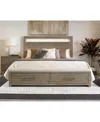 Macy's Intrigue Bedroom 3-pc. Set (king Storage Bed, Three-drawer Nightstand & Dresser) In Brown