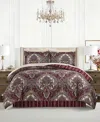 Macy's Isabella Reversible 8-pc. Comforter Sets In Red
