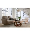 Macy's Jekyns Leather Power Motion Sofa Collection Created For Macys In Dune