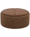 Macy's Jharli Fabric Storage Ottoman, Created For  In Camel