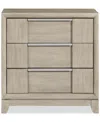 Macy's Kaci Nightstand In Neutral