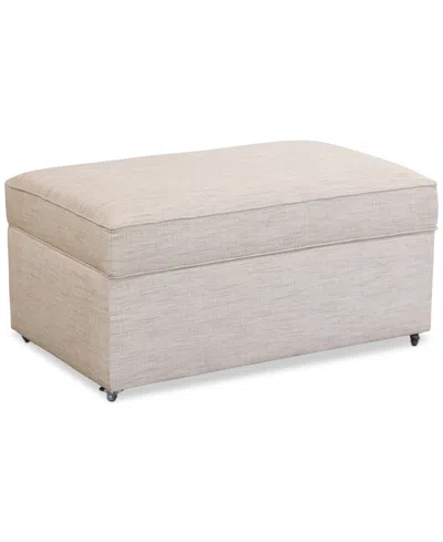 Macy's Kaelie 40" Fabric Storage Bench, Created For  In Camel