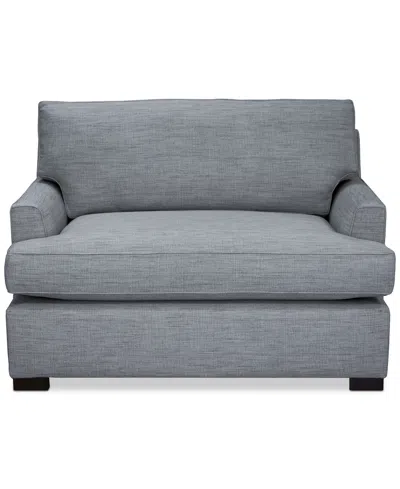 Macy's Kaelie 55" Fabric Chair Bed, Created For  In Nickel