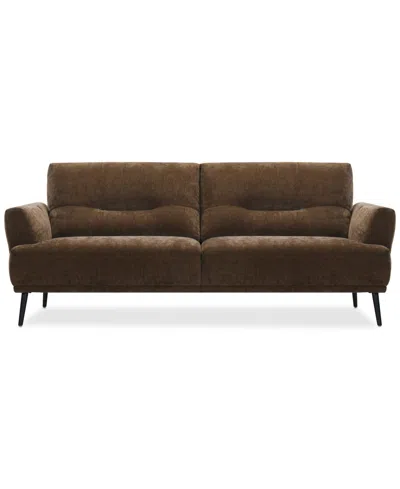 Macy's Kaelynne 84" Fabric 2 Seat Sofa, Exclusively At  In Brown