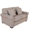 Macy's Kariam 62" Fabric Loveseat, Created For  In Tobacco