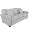 Macy's Kariam 90" Fabric Sofa, Created For  In Fog