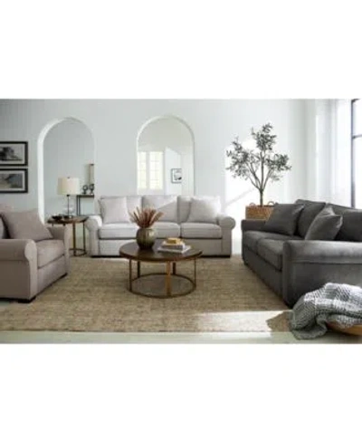 Macy's Kariam Fabric Sofa Collection Created For Macys In Tobacco