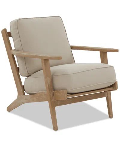 Macy's Keiffer 28" Accent Chair, Created For  In Lily Fog