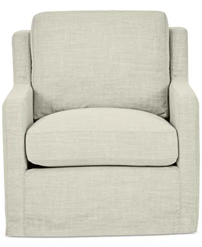 Macy's Keiffer 34" Fabric Swivel Glider, Created For  In Peyton Birch