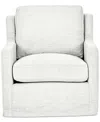 Macy's Keiffer 34" Fabric Swivel Glider, Created For  In Peyton Cream