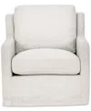 Macy's Keiffer 34" Fabric Swivel Glider, Created For  In Peyton Pearl