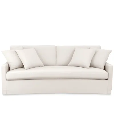 Macy's Keiffer 90" Fabric Sofa, Created For  In Lily Natural
