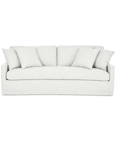 Macy's Keiffer 90" Fabric Sofa, Created For  In Peyton Cream