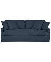 Macy's Nightford 89" Fabric Extra-large Sofa, Created For  In Peyton Navy