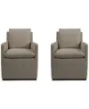 Macy's Kenity Ii 2-pc. Arm Chair Set, Created For  In Flax