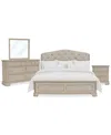 Macy's Kensington 3-pc. Queen Set (bed, Dresser & 1-drawer Nightstand) In No Color