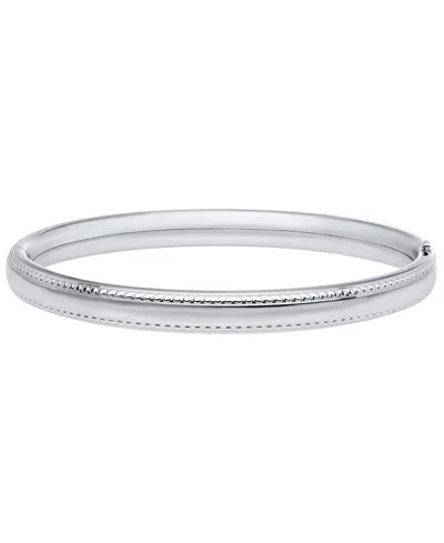 Macy's Kids' Bead Bangle In Sterling Silver
