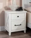 Macy's Kitt Nightstand In Multi