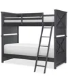 Macy's Kitt Twin Over Full Bunk Bed