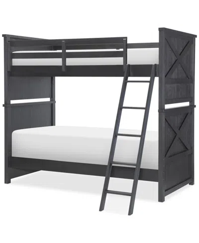 MACY'S KITT TWIN OVER TWIN BUNK BED