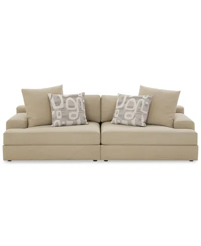Macy's Klarke 2-pc. Sofa, Exclusively At  In Platinum