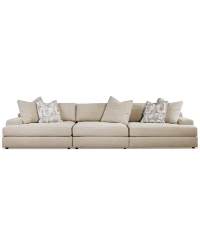 MACY'S KLARKE 3-PC. SOFA WITH DEEP SEATING, EXCLUSIVELY AT MACY'S