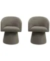 Macy's Korder 2-pc. Arm Swivel Chair Set, Created For  In Sand