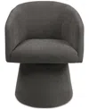 Macy's Korder Arm Swivel Chair, Created For  In Pewter