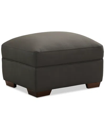 Macy's Kovner Leather Ottoman, Created For  In Mink