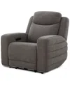 Macy's Kristyan Fabric Power Recliner With Power Headrest With Zero Wall & Heat Massage, Exclusively At Mac