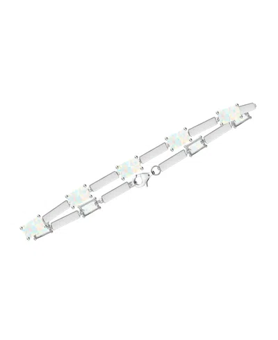 Macy's Lab-grown Amethyst (2.2 Ct. T.w.) Bracelet In Sterling Silver (also Available In Multi-stones)
