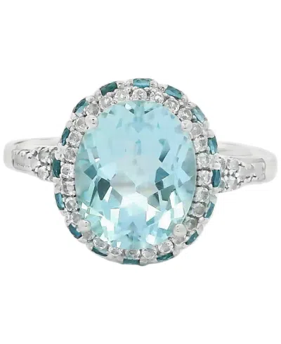 Macy's Lab Grown Sky Blue Topaz (3 Ct. T.w.), Lab Grown London Blue Topaz (1-5/8 Ct. T.w.) & Lab Grown Whit