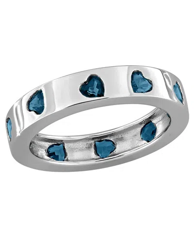 Macy's Lab Grown White Sapphire (1-1/2 Ct. T.w.) Ring In 18k Gold Flash Plated Sterling Silver (also Availa