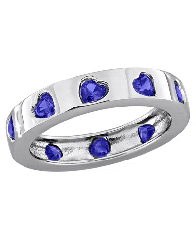 Macy's Lab Grown White Sapphire (1-1/2 Ct. T.w.) Ring In 18k Gold Flash Plated Sterling Silver (also Availa