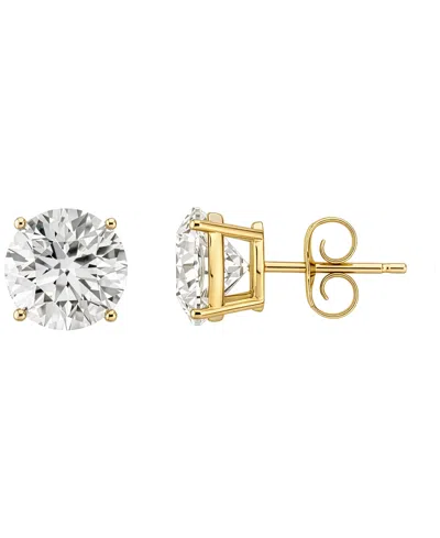 Macy's Lab-grown Diamond Stud Earrings (4 Ct. T.w.) In 14k White Gold (also Available In 14k Yellow Gold)